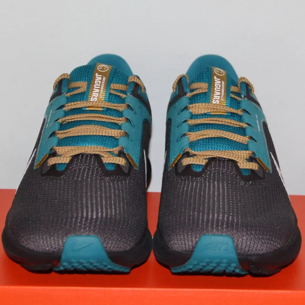 Nike Air Zoom Pegasus 40 Jacksonville Jaguars Running Shoes Mens 9